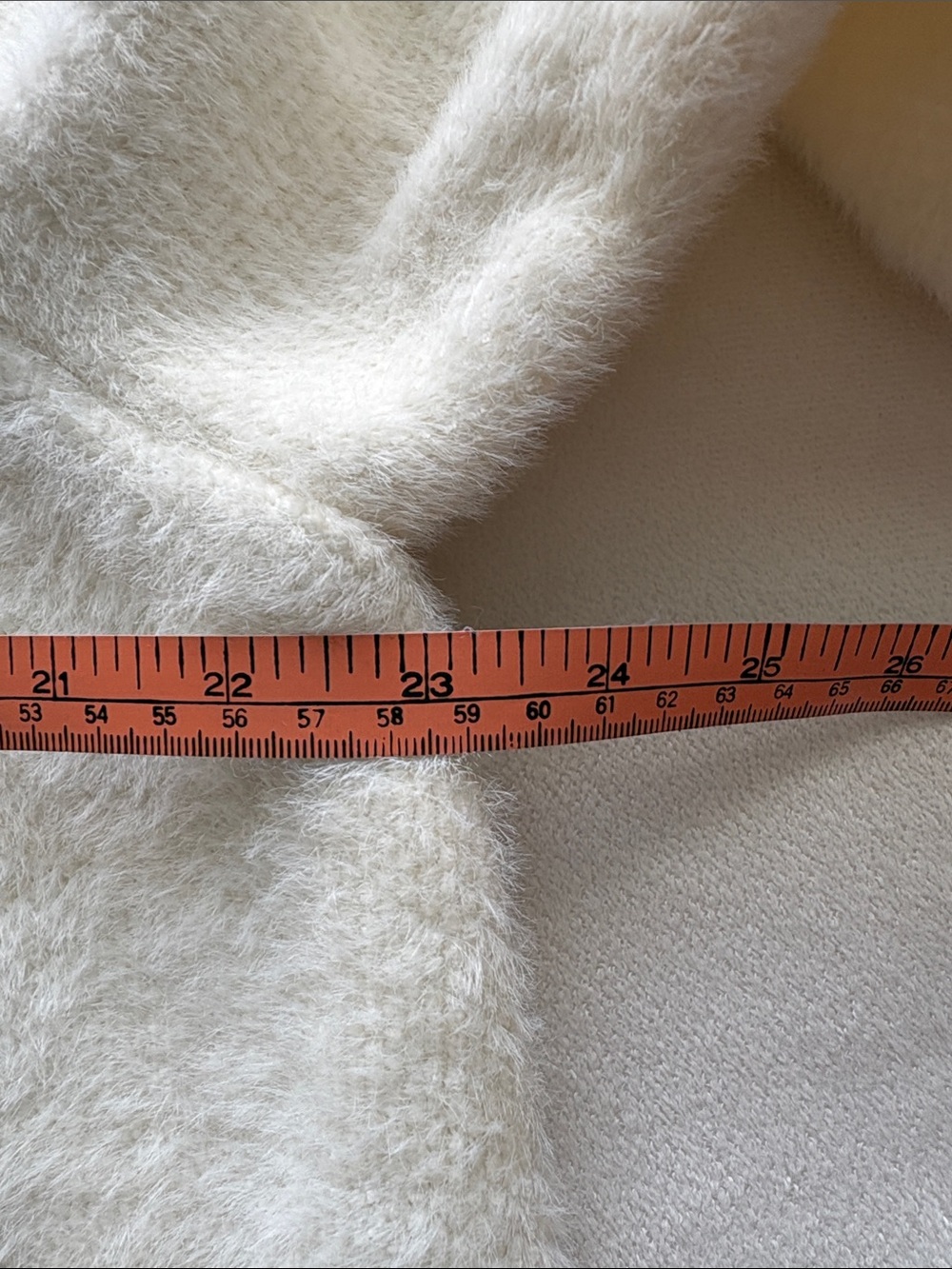 SYMPLI Cream Plush Open-Front Cardigan Jacket - Picture 9 of 11